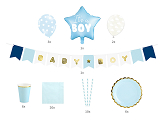 Party decorations set - It's a boy (1 pkt / 49 pc.)