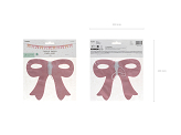 Paper garland Bows, mix of three colors, 3m