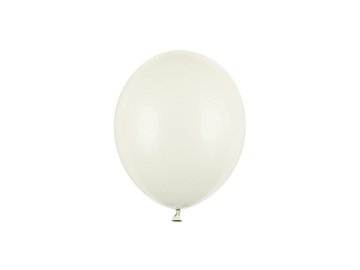 Ballons Strong 12cm, Crème pâle pastel (1 pqt. / 100 pc.)