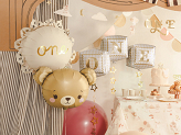 Foil balloon Bear, 56x40 cm, mix