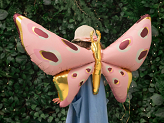 Balon foliowy Motyl, 120x87 cm, mix