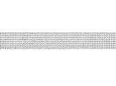 Zirkoniaband, in Silberfarbe, 4x900cm
