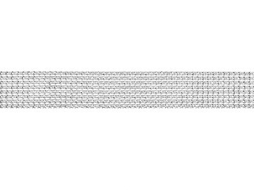 Zirkoniaband, in Silberfarbe, 4x900cm