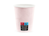 Cups Happy B'day!, light powder pink, 220ml (1 pkt / 6 pc.)