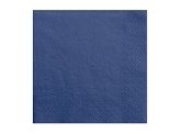 Serviettes 3 couches, bleu marine, 33x33cm (1 pqt. / 20 pc.)