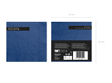 Serviettes 3 couches, bleu marine, 33x33cm (1 pqt. / 20 pc.)