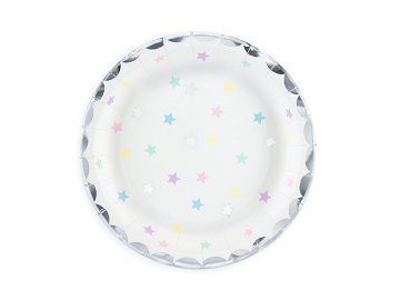 Plates Unicorn - Stars, 18 cm (1 pkt / 6 pc.)