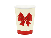 Kubeczki Kokarda, 250 ml, czerwono-beżowy (1 op. / 6 szt.)