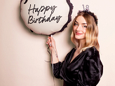 Foil balloon tablet Happy Birthday, 47.5x45 cm, mix