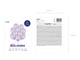 Ballons 30 cm, glycine métallique (1 pqt. / 10 pc.)