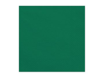 Serwetki papierowe, ciemny zielony, 33x33cm (1 op. / 20 szt.)