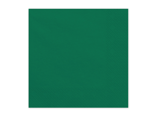 Serwetki papierowe, ciemny zielony, 33x33cm (1 op. / 20 szt.)