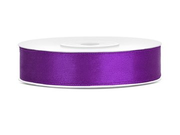 Satin Ribbon, purple, 12mm/25m (1 pc. / 25 lm)