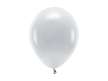 Ballons Eco 26 cm gris pastel (1 pqt. / 100 pc.)