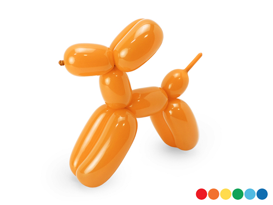 Ballons de modelage pastel, 130 cm avec pompe, mélange (1 pqt. / 30 pc.)