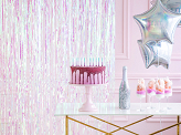 Party curtain, iridescent, 90 x 250cm