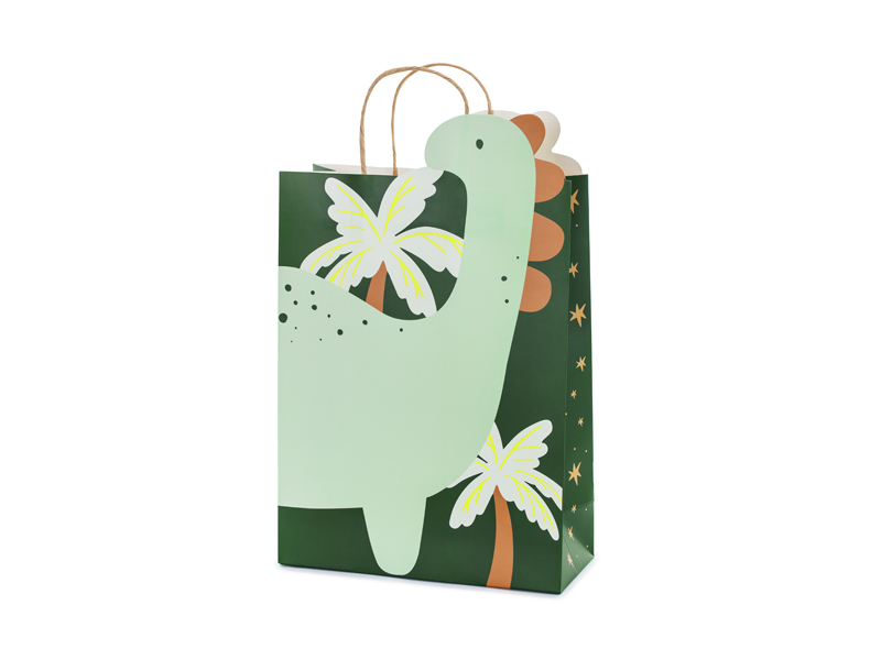 Gift bag Dinosaur, 10x24x37 cm, mix - Designer decorations and ideas ...