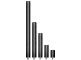 Tiul gładki, czarny, 0,3 x 9m (1 szt. / 9 mb.)