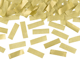 Tuba z konfetti, złoty, 40 cm