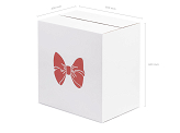 Boîte en carton pour colis piégé de ballons - Nœud papillon, 60 x 40 x 60 cm (1 pqt. / 5 pc.)