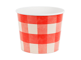 Snack buckets Check pattern, 14 cm, mix (1 pkt / 2 pc.)