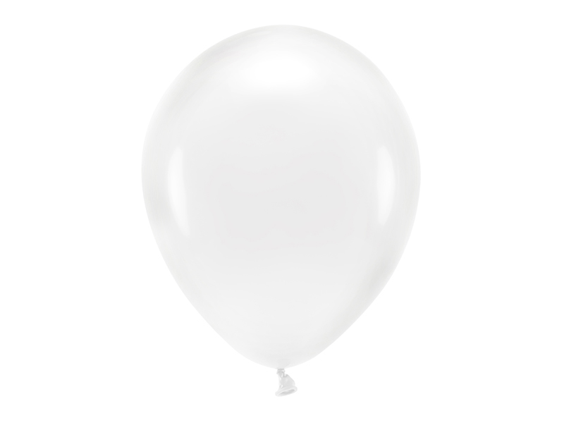 Latexballong ECO – transparent – 30 cm – 10-pack