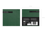 Napkins, 3 layers, bottle green, 33x33cm (1 pkt / 20 pc.)