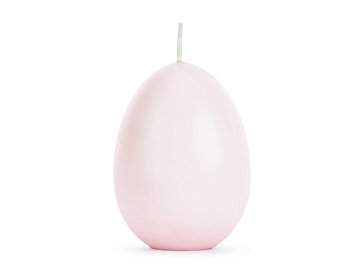 Egg candle, pink, 10 cm