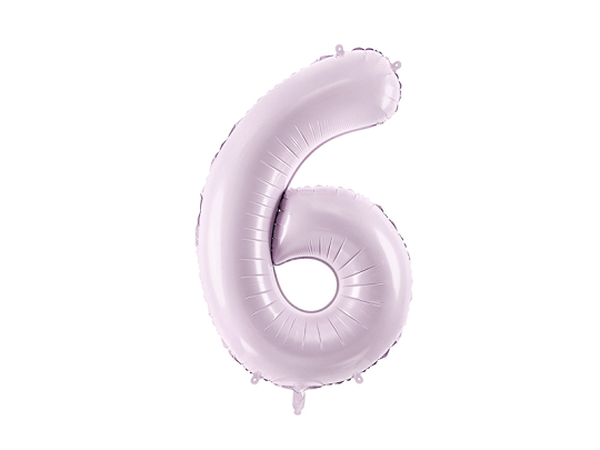 Foil Balloon Number ''6'', 72cm, purple