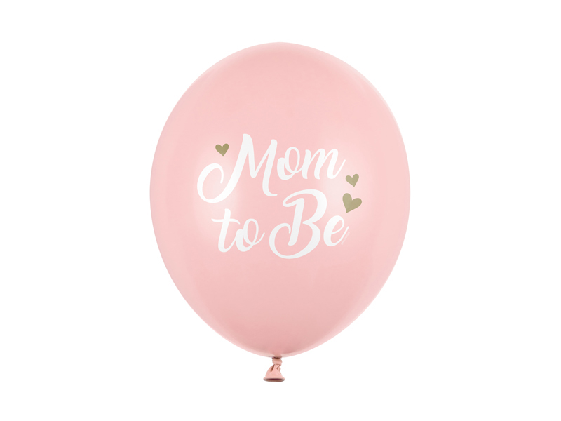 Latexballong – Mom To Be – 30-årsdag – pastell – rosa – 30 cm