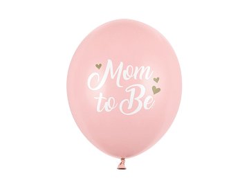 Ballons 30 cm, Mom to Be, Pastel Pale Pink (1 VPE / 50 Stk.)