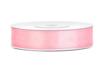 Satin Ribbon, light pink, 12mm/25m (1 pc. / 25 lm)