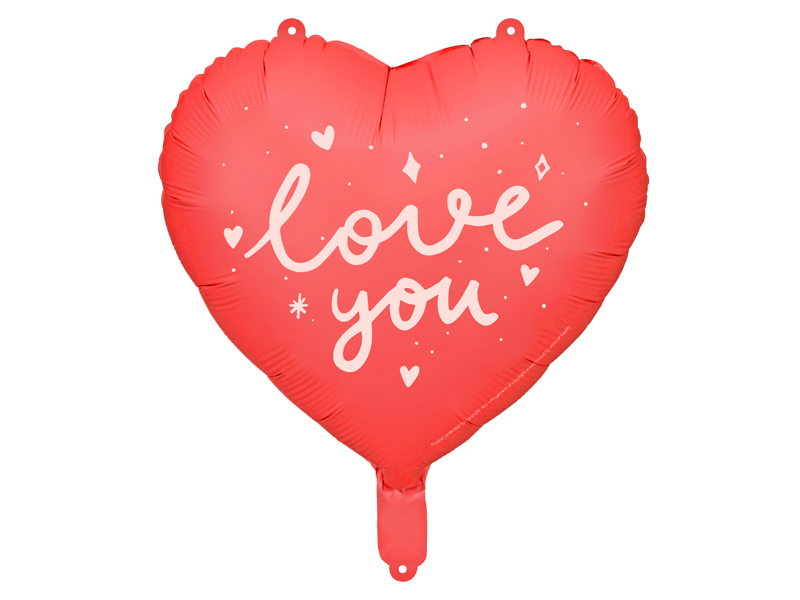 Folieballong – I Love You – mix – 45 cm
