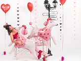 Ballon en aluminium Coeur ''I love you'', 45 cm, mélange de couleurs