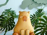 Ballon aluminium Capybara, 63x80 cm, assortiment