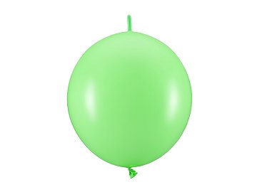 Balony z łącznikiem, 28 cm, Pastel Bright Green (1 op. / 20 szt.)