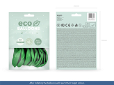 Balony Eco 30cm metalizowane, zielona trawa (1 op. / 10 szt.)