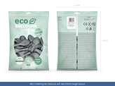 Ballons Eco 30cm, pastell, grau (1 VPE / 100 Stk.)