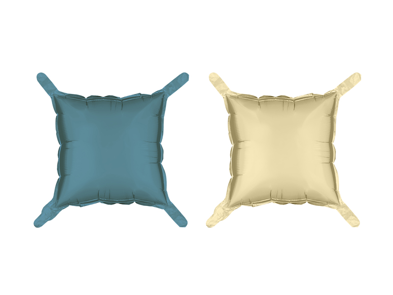 Folieballong – blå – 35x35 cm – 4-pack