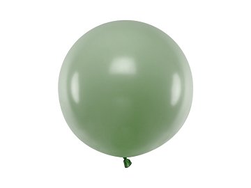 Round balloon 60 cm, Pastel Rosemary Green