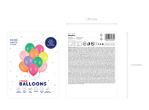 Ballons 27cm, Mélange Pastel (1 pqt. / 10 pc.)