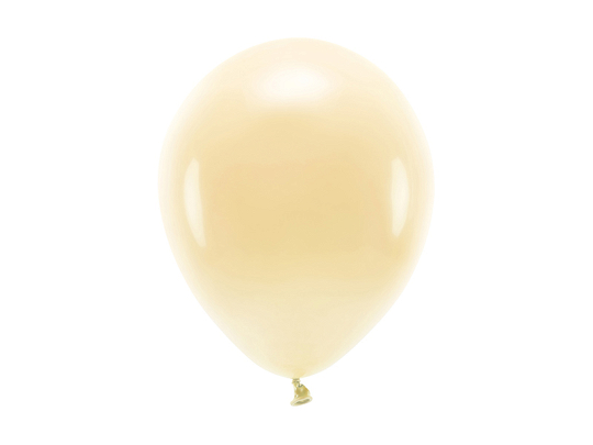 Ballons Eco 26 cm pastel, pêche clair (1 pqt. / 10 pc.)