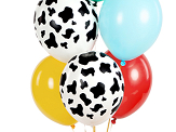 Ballons 30 cm, Bauernhof, mix (1 VPE / 6 Stk.)