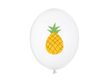 Ballons 30 cm, Ananas, Crystal Clear (1 VPE / 50 Stk.)