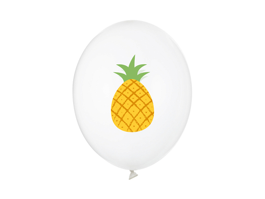 Ballons 30 cm, Ananas, Crystal Clear (1 VPE / 50 Stk.)