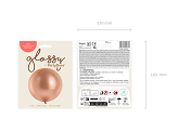 Balon Glossy 100cm, różowe złoto