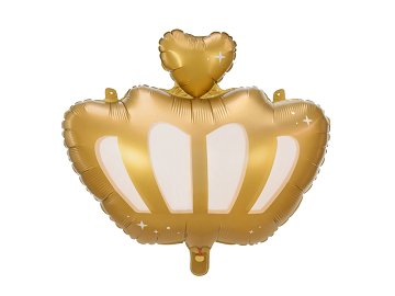 Foil balloon Crown, 52x42cm, mix