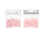 Confettis Coeurs, 1,6x1,6 cm, rose clair, 15g