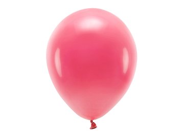 Balony Eco 30cm pastelowe, jasny czerwony (1 op. / 10 szt.)