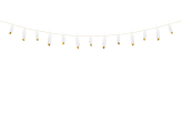 Garland Feathers, white, 1.6m
